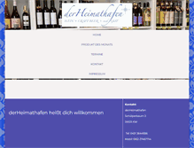 Tablet Screenshot of derheimathafen.net